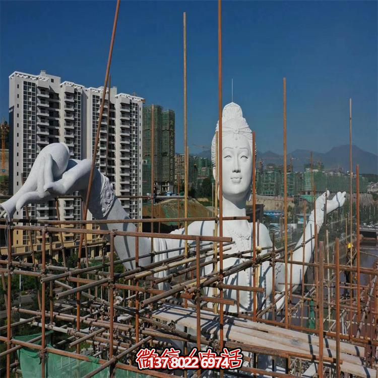 仿古石雕佛像，大型露天石像雕刻，美化景區廣場