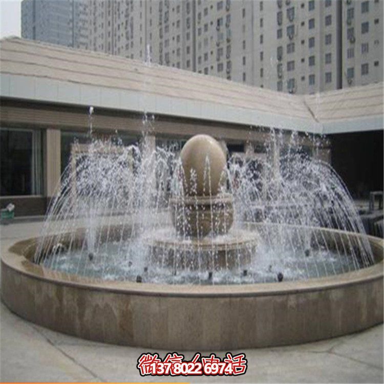 精美中式風水球園林雕塑，提升小區(qū)公園噴泉擺放風水氣質(zhì)