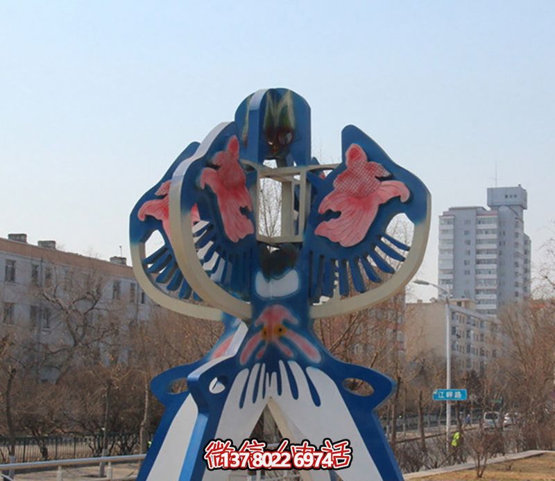 精美藍色石雕大型文化廣場彩繪風(fēng)箏雕塑 精美藍色石雕大型文化廣場彩繪風(fēng)箏雕塑