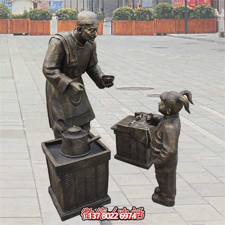 玻璃鋼仿銅園林景觀(guān)小品