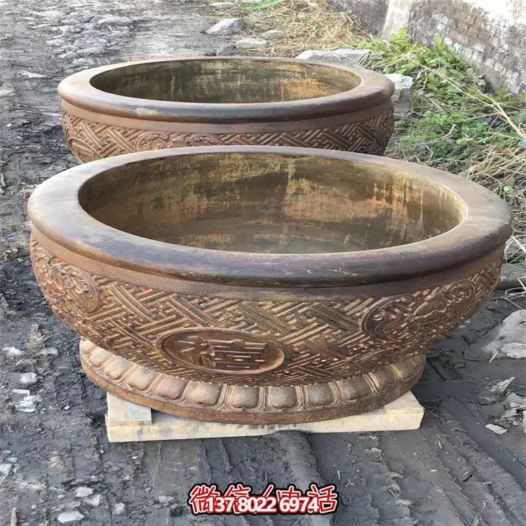 古典庭院魚(yú)缸，享受傳統(tǒng)文化的視覺(jué)盛宴