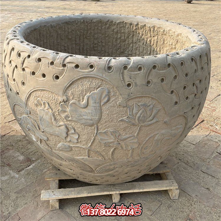 青石古意水缸，讓你融入古典世界