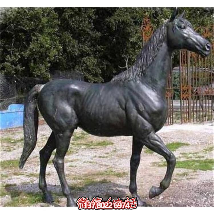 玻璃鋼仿銅馬雕塑，為園林廣場增添獨特魅力