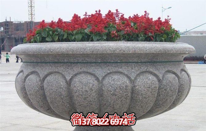 精美大理石花盆雕塑，點綴你的廣場