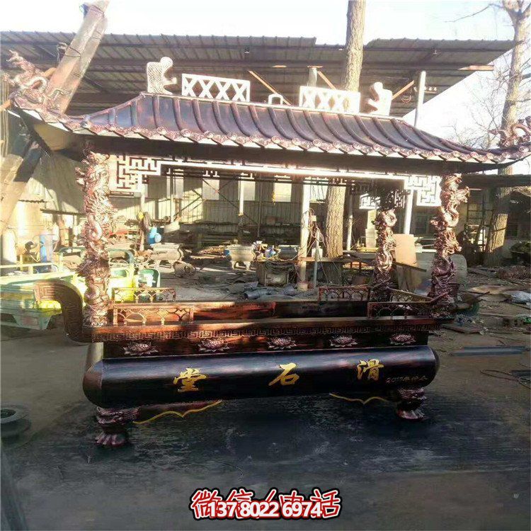 獨特創意銅雕香爐，讓你體驗寺廟式神秘雕塑感受