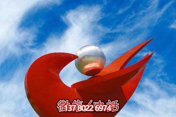 紅色工藝鴿子雕塑——點(diǎn)綴你的公園廣場