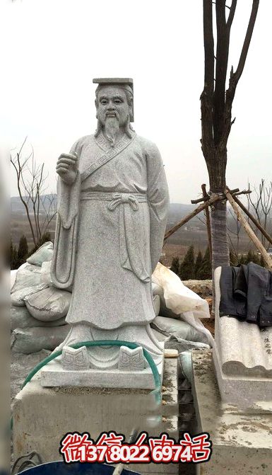 小區公園擺放唐朝著名書法家詩人柳公權大理石雕塑像 小區公園擺放唐朝著名書法家詩人柳公權大理石雕塑像