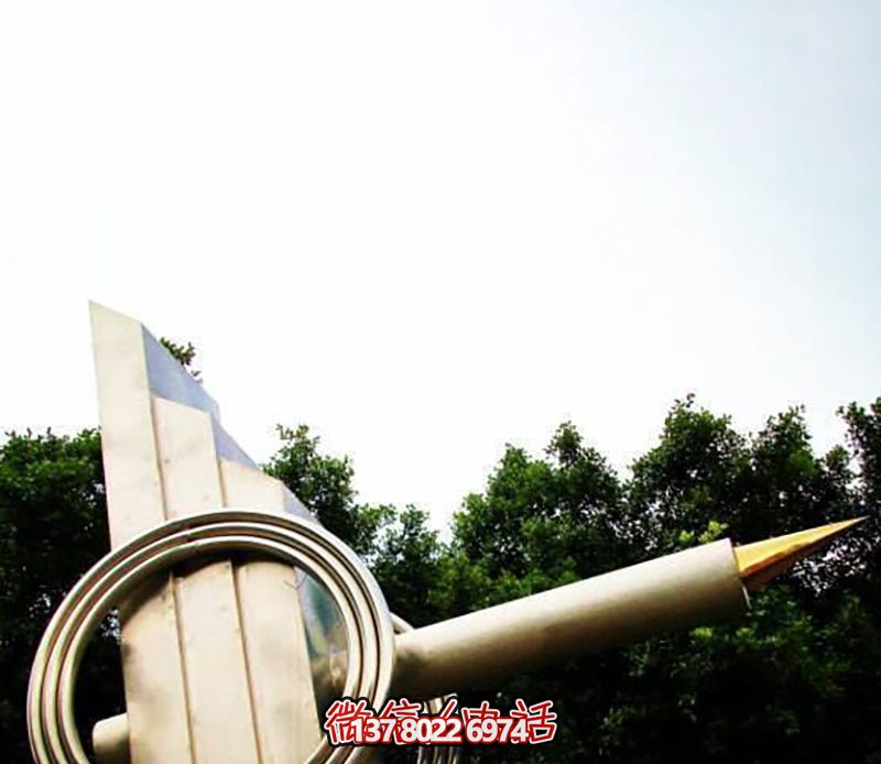 公園學校創意不銹鋼噴金烤漆創意鋼筆雕塑 公園學校創意不銹鋼噴金烤漆創意鋼筆雕塑