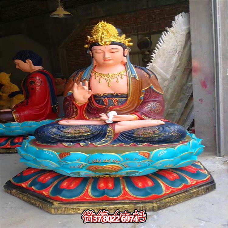 景區(qū)玻璃鋼彩繪大型寺廟景觀裝飾品三圣雕塑 景區(qū)玻璃鋼彩繪大型寺廟景觀裝飾品三圣雕塑