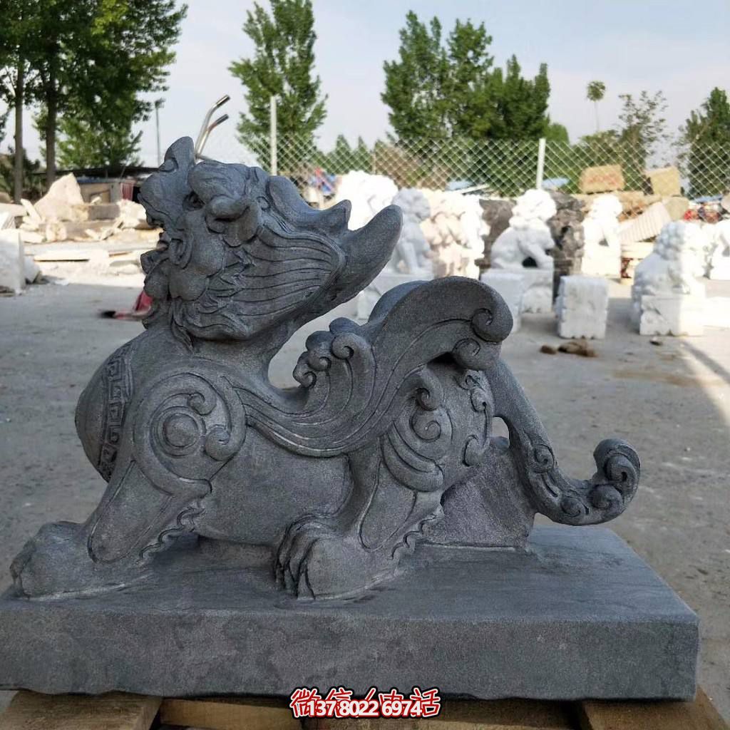 景區(qū)街道砂石石雕神獸麒麟雕塑 景區(qū)街道砂石石雕神獸麒麟雕塑