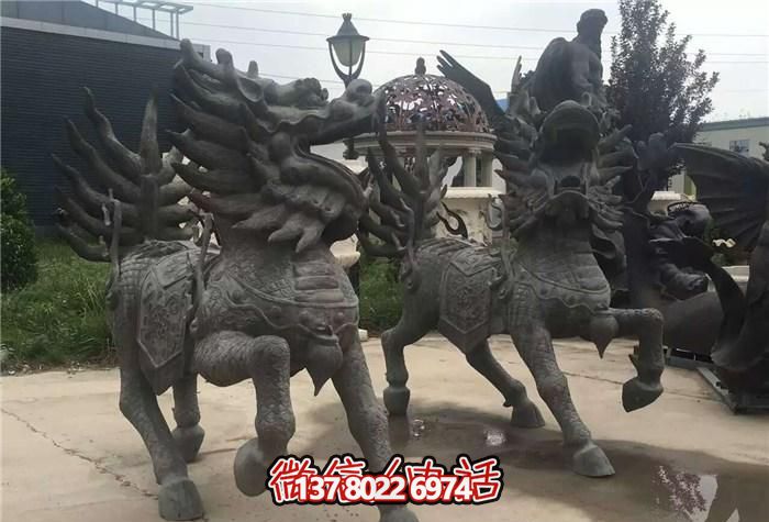 戶外廣場大型景觀裝飾品鎮宅麒麟雕塑 戶外廣場大型景觀裝飾品鎮宅麒麟雕塑