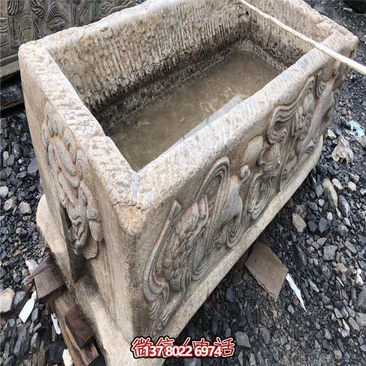 老石槽，漢白玉仿古石槽