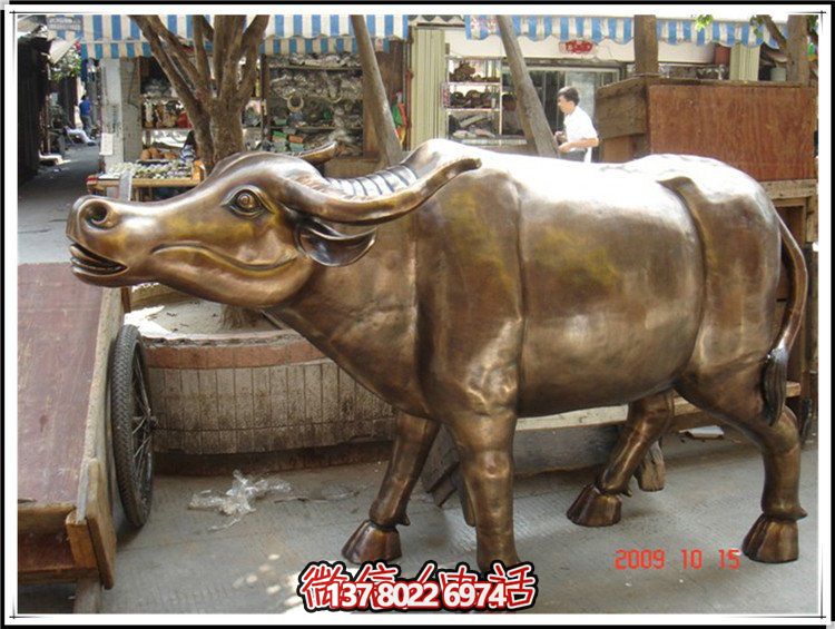 廣場華爾街牛仿銅動(dòng)物雕塑