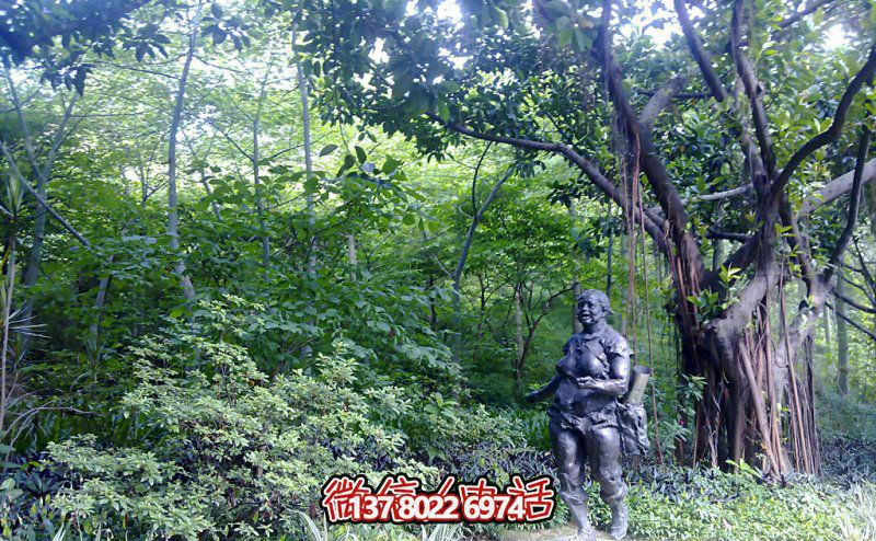 公園西方不銹鋼仿銅人物景觀女孩雕塑 公園西方不銹鋼仿銅人物景觀女孩雕塑